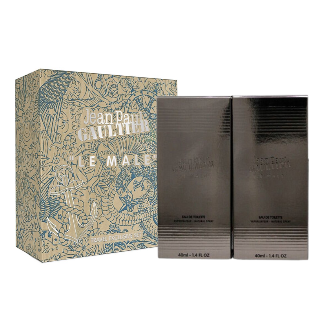 Jean Paul Gaultier Le Male EDT 40ml / Duo Travel Exclusive Set