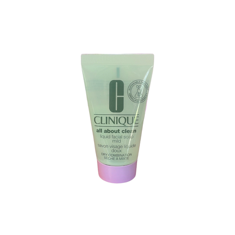 CLINIQUE All About Clean Liquid Facial Soap Mild - Dry Combination Skin 30ml