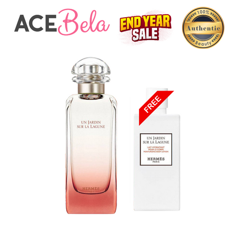 Hermès Un Jardin Sur La Lagune Gift Set (EDT 100ml + Body Lotion 80ml) For Unisex
