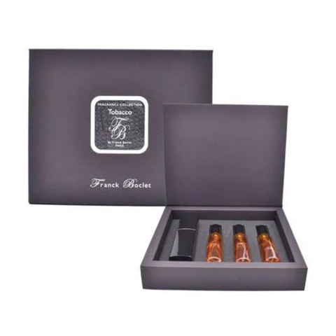 Franck Boclet Tobacco EDP 4pcs x 20ml Travel Gift Set For Unisex