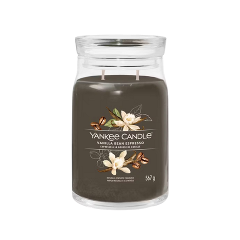 Yankee Candle Signature Large Jar Vanilla Bean Espresso 567g