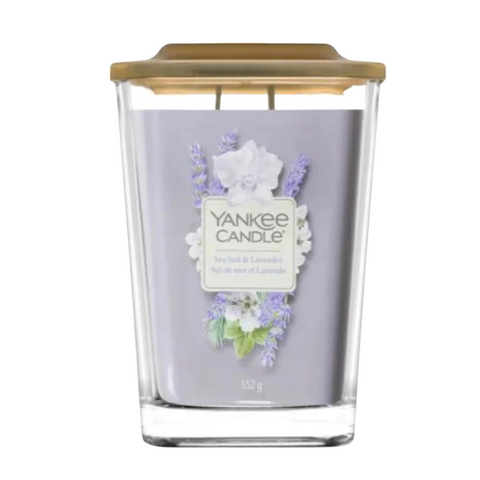 Yankee 蠟燭海拔大號海鹽和薰衣草 552 克