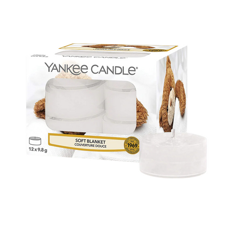 Yankee Candle Soft Blanket Tealights (12pcs  x 9.8g/ box)