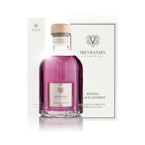 Dr. Vranjes Firenze Peonia Black Jasmine Room Diffuser 500ml For Unisex | Luxury Home Fragrance Singapore | Acebela