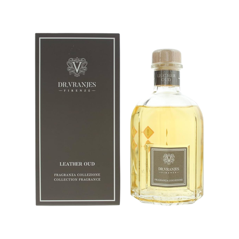 Dr. Vranjes Firenze Leather Oud Diffuser 250ml with White Stick