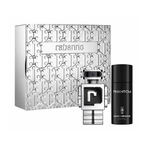 Paco Rabanne Phantom Set Silver (EDT 100ml + Deodorant 150ml) (Box Damaged) 