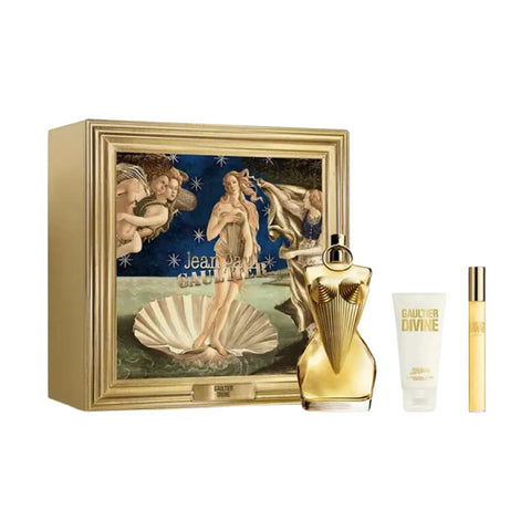 Jean Paul Gaultier Divine EDP Set 3 Pieces (EDP 100ml + EDP 10ml + Lotion 75ml)