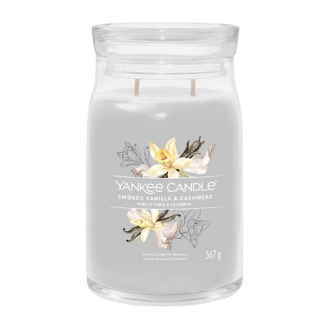 Yankee Candle Signature Large Jar Smoked Vanilla & Cashmere 567g