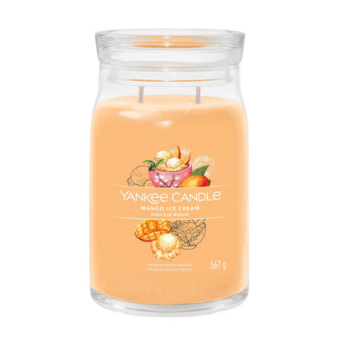 Yankee Candle Signature Large Jar Mango Ice Cream 567g