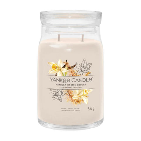 Yankee Candle Signature Large Jar Vanilla Crème Brulee 567g