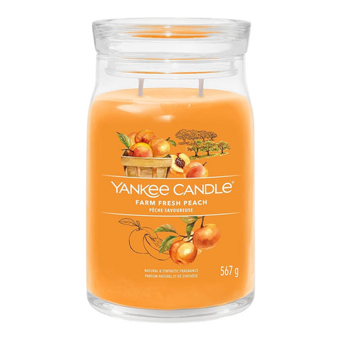Yankee Candle Signature Large Jar Farm Fresh Peach 567g