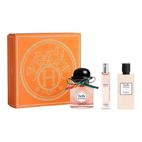 [Hermes] Twilly D'Hermes EDP 85ML + EDP 15ML + Body Lotion 80ML Gift Set For Women [Perfume / Fragrance]