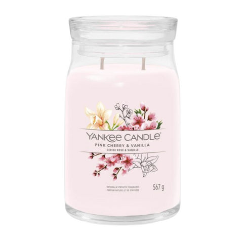 Yankee Candle Signature Large Jar Pink Cherry & Vanilla 567g