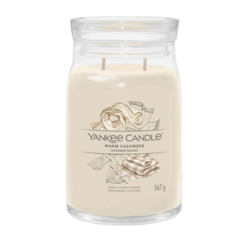 Yankee Candle Signature Large Jar Warm Cashmere 567g