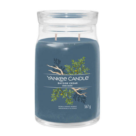 Yankee Candle Signature Large Jar Bayside Cedar 567g