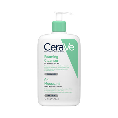 CeraVe Foaming Cleanser For Normal To Oily Skin 473ml