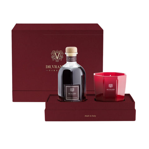 DR.VRANJES FIRENZE Gift Set Rosso Nobile Diffusers 250ml with Candle 200g