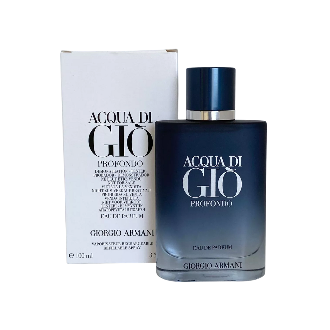 Unboxed) Giorgio Armani Acqua Di Gio Profondo EDP 100ml TESTER For