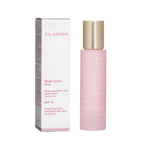 Clarins Multi Active Day Targets Fine Lines Antioxidant Day Lotion SPF 15 50ml