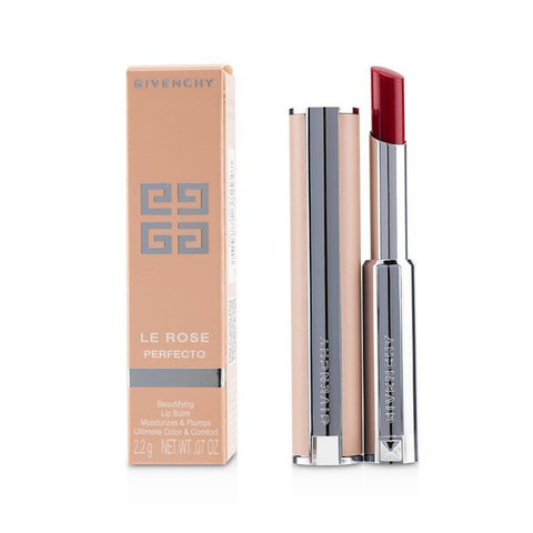 Givenchy Le Rose Perfecto Beautifying Lip Balm #303 Warming Red 2.2g (Box Damaged)