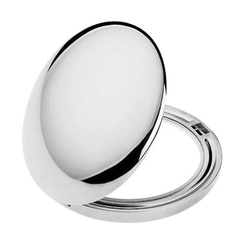 Janeke Pocket Mirror Triple 50 mm #Silver (Box Damaged)