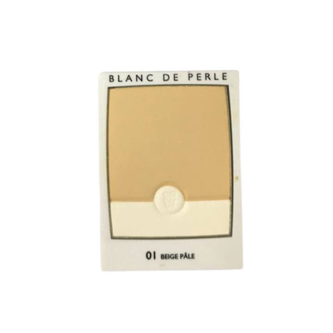 (Unboxed) Guerlain Blanc De Perle Compact Brightening Foundation SPF 20 Tester #01 Beige Pale 8.5g