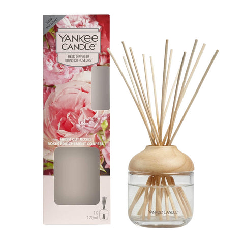 Yankee 蠟燭蘆葦擴散器鮮切玫瑰 120 毫升
