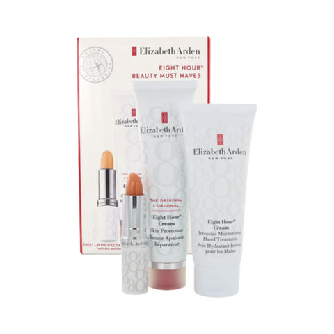 Elizabeth Arden Eight Hour Cream Skin Protectant Kit Gift Set (75ml+50ml+3.5g)